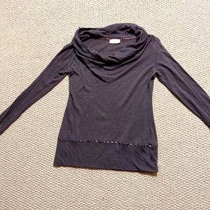 Y2k purple tunic blouse